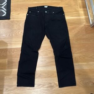 HUDSON men’s Jean, black stretch